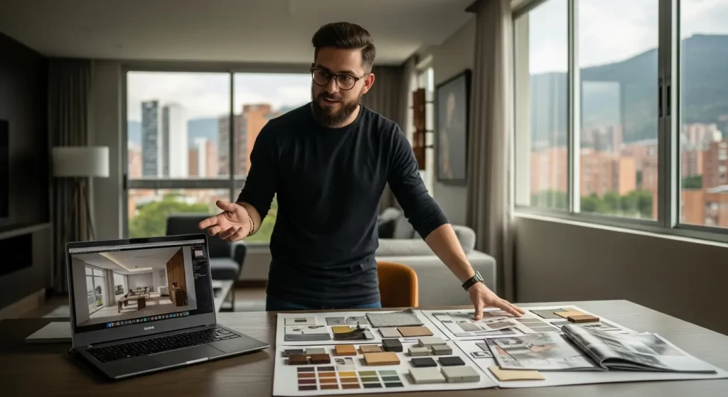 Contratar diseñador interiores Medellín _ cesar serrano _ diseñador de interiores 3