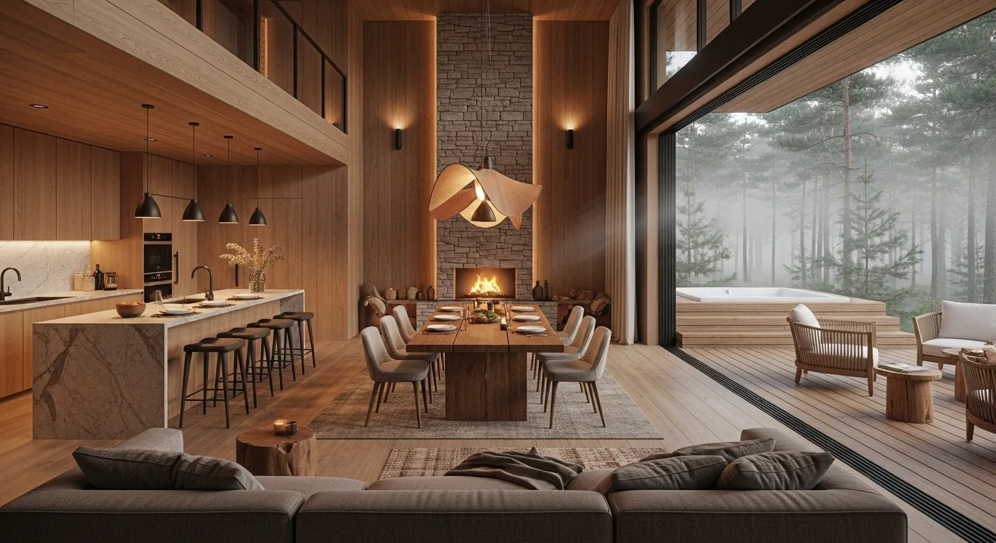 Diseño de cabaña _ cesar serrano _ diseñador de interiores 2