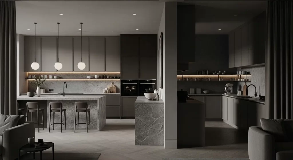 Diseño de cocina moderna _ cesar serrano _ diseñador de interiores 5