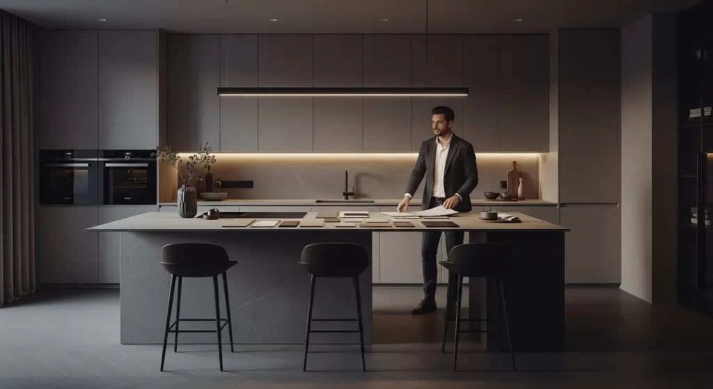 Diseño de cocina moderna _ cesar serrano _ diseñador de interiores 6