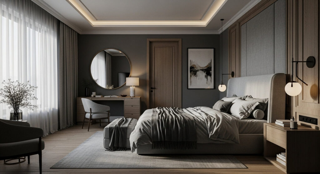 Diseño de habitación principal - Cesar Serrano _ Diseñador de interiores 4