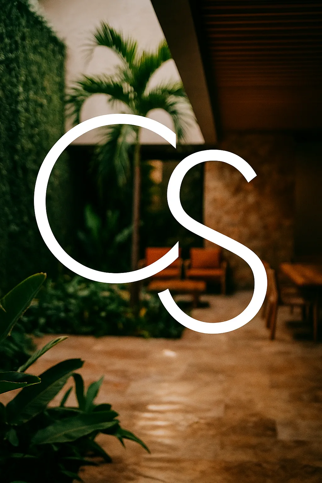 Diseño de patio interior _ cesar serrano _ diseñador de interiores 0