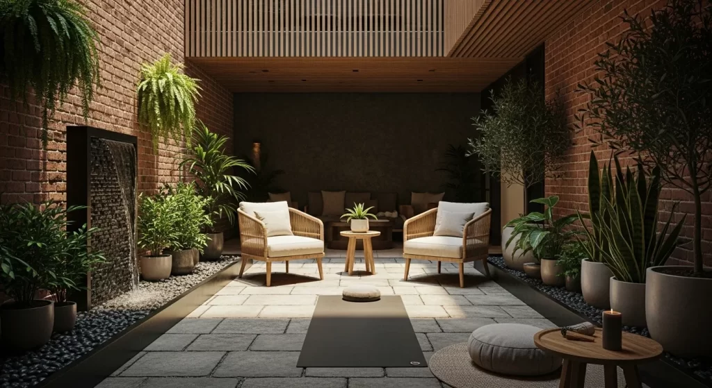 Diseño de patio interior _ cesar serrano _ diseñador de interiores 10