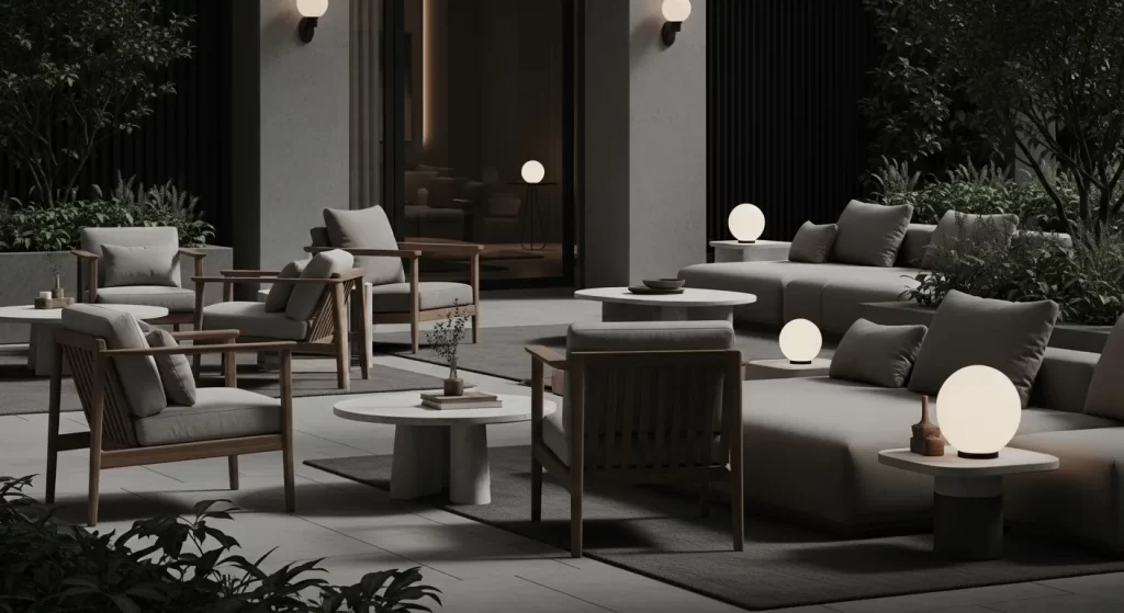 Diseño de patio interior _ cesar serrano _ diseñador de interiores 5