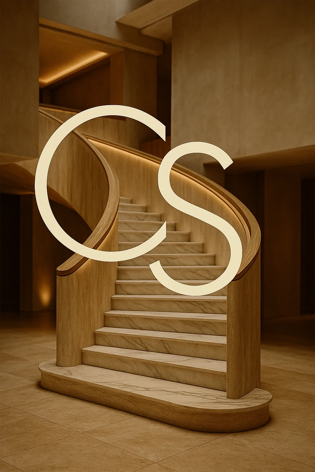 Escaleras interiores de lujo - cesar serrano _ Diseñador de interiores 0