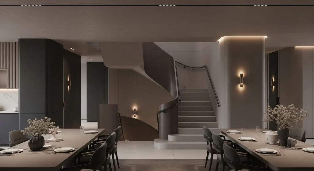 Escaleras interiores de lujo - cesar serrano _ Diseñador de interiores 1