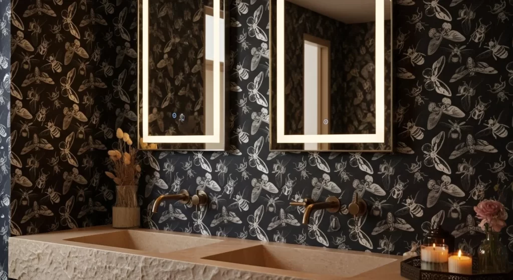 Papel tapiz en diseño de interiores _ cesar serrano _ diseño de interiores 1