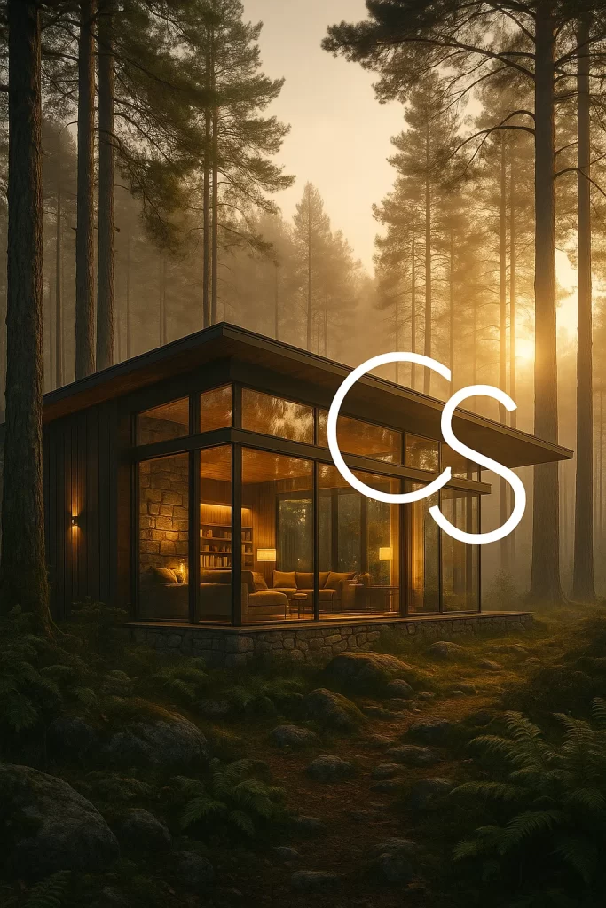 diseño interior de cabañas de lujo en el bosque _ cesar serrano _ diseñador de interiores 0