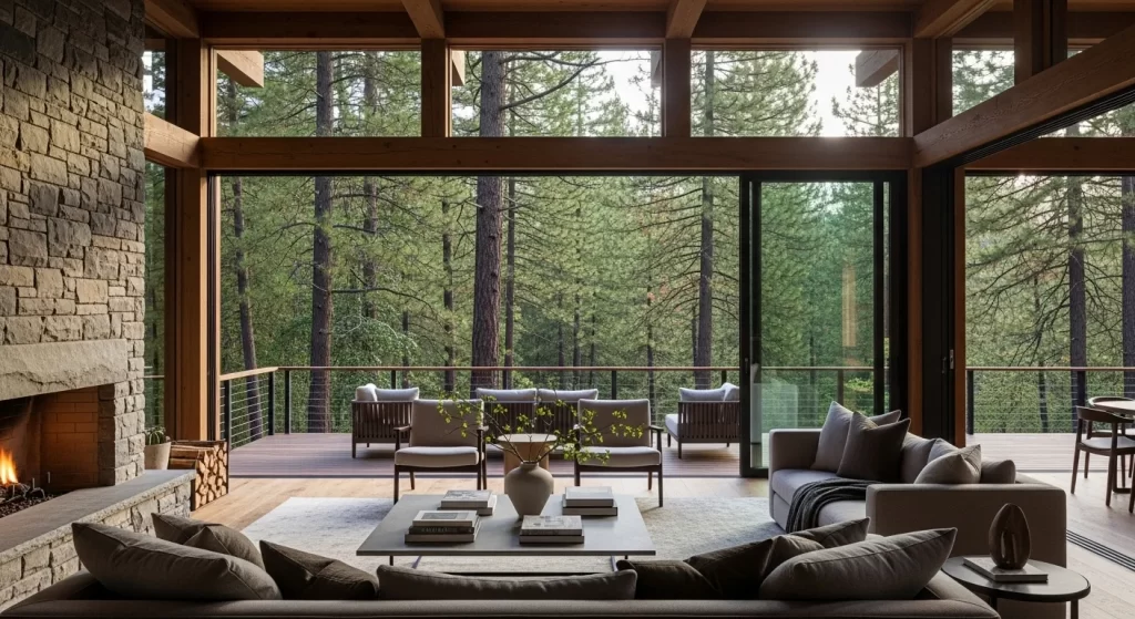 diseño interior de cabañas de lujo en el bosque _ cesar serrano _ diseñador de interiores 3