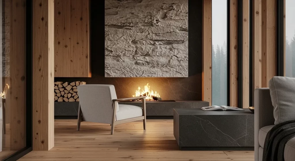 diseño interior de cabañas de lujo en el bosque _ cesar serrano _ diseñador de interiores 8