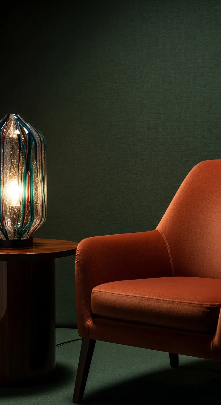 Tendencias de diseño interior en 2026 mostrando una sala de lujo con bienestar y neuroarquitectura aplicada