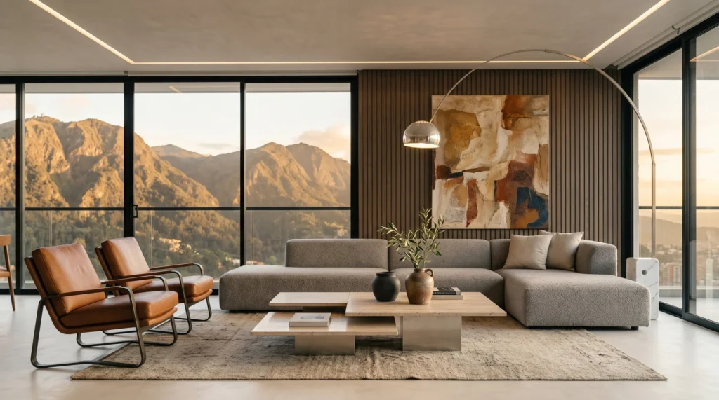 Apartamento de lujo en Bogotá: 7 decisiones que separan un buen diseño de uno excepcional