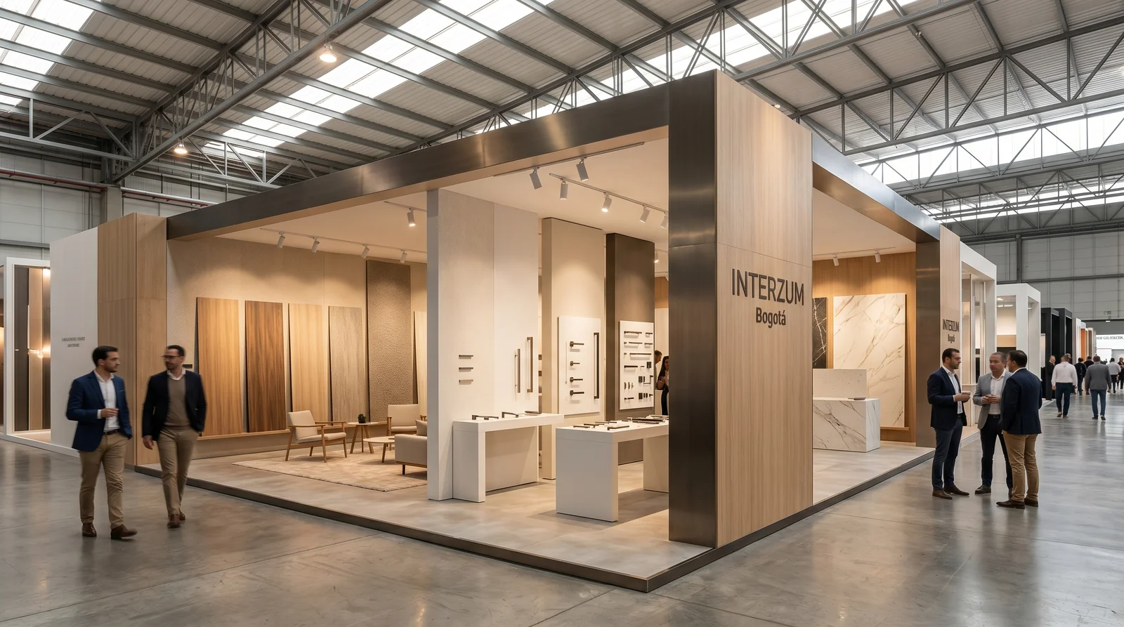 Pabellón INTERZUM Bogotá 2026 expositores Corferias