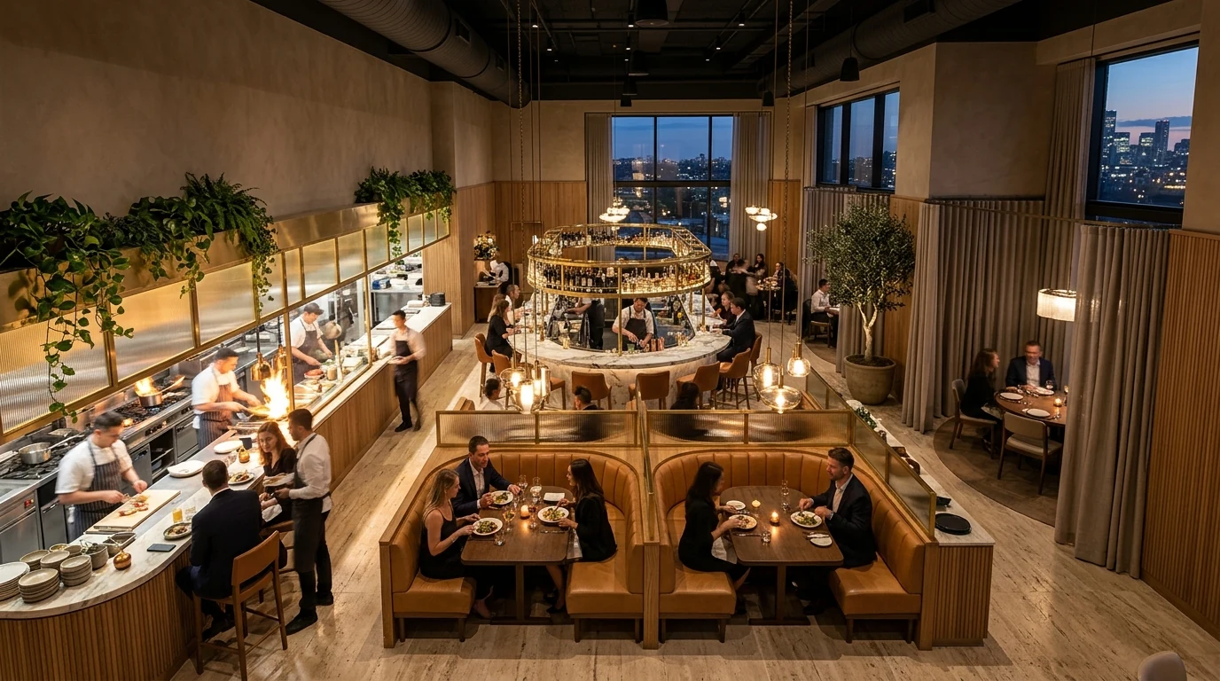 Pilares del diseño interior para restaurantes fine dining por César Serrano, diseñador de interiores