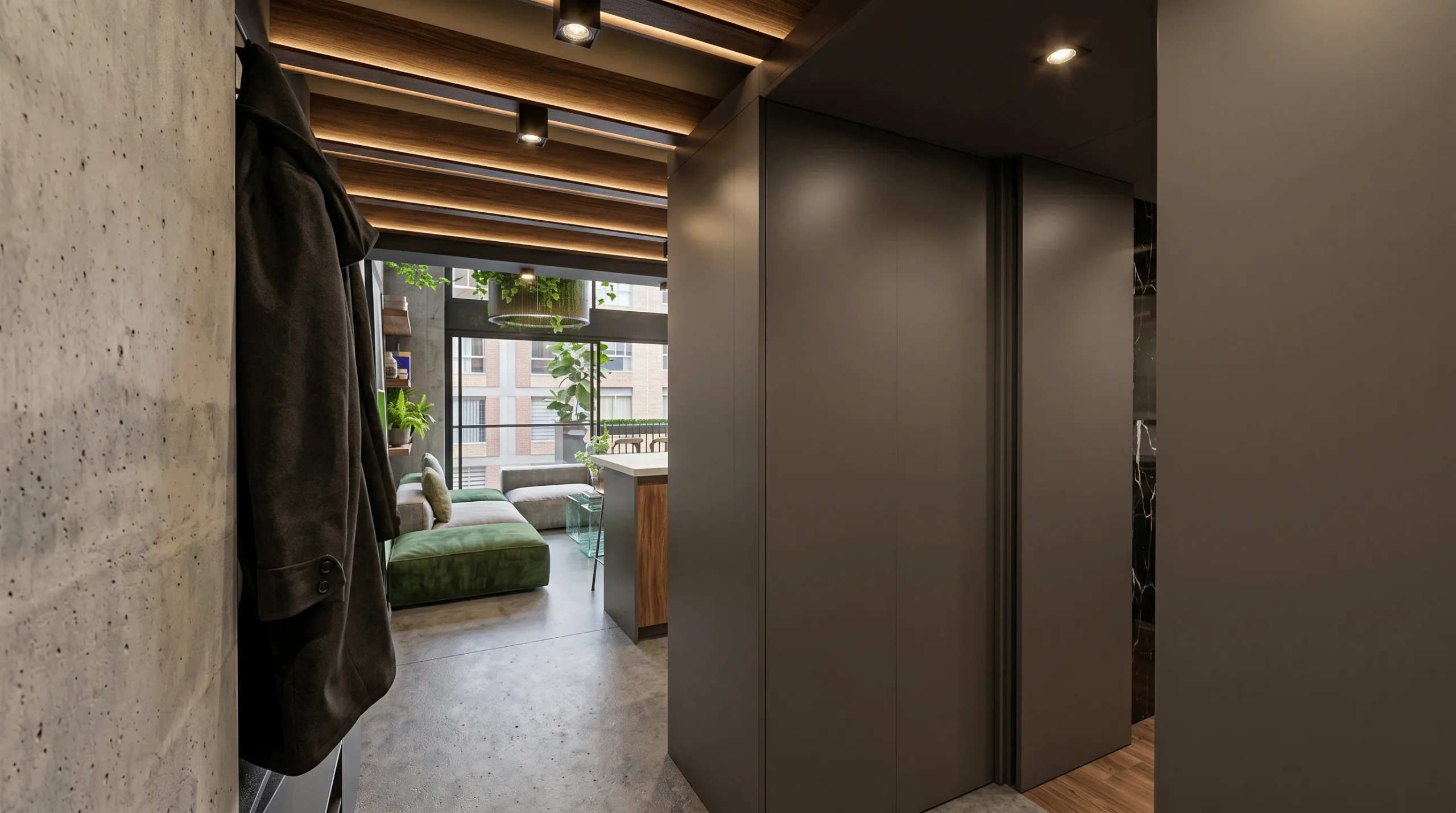Base Loft · Detalle del salón principal