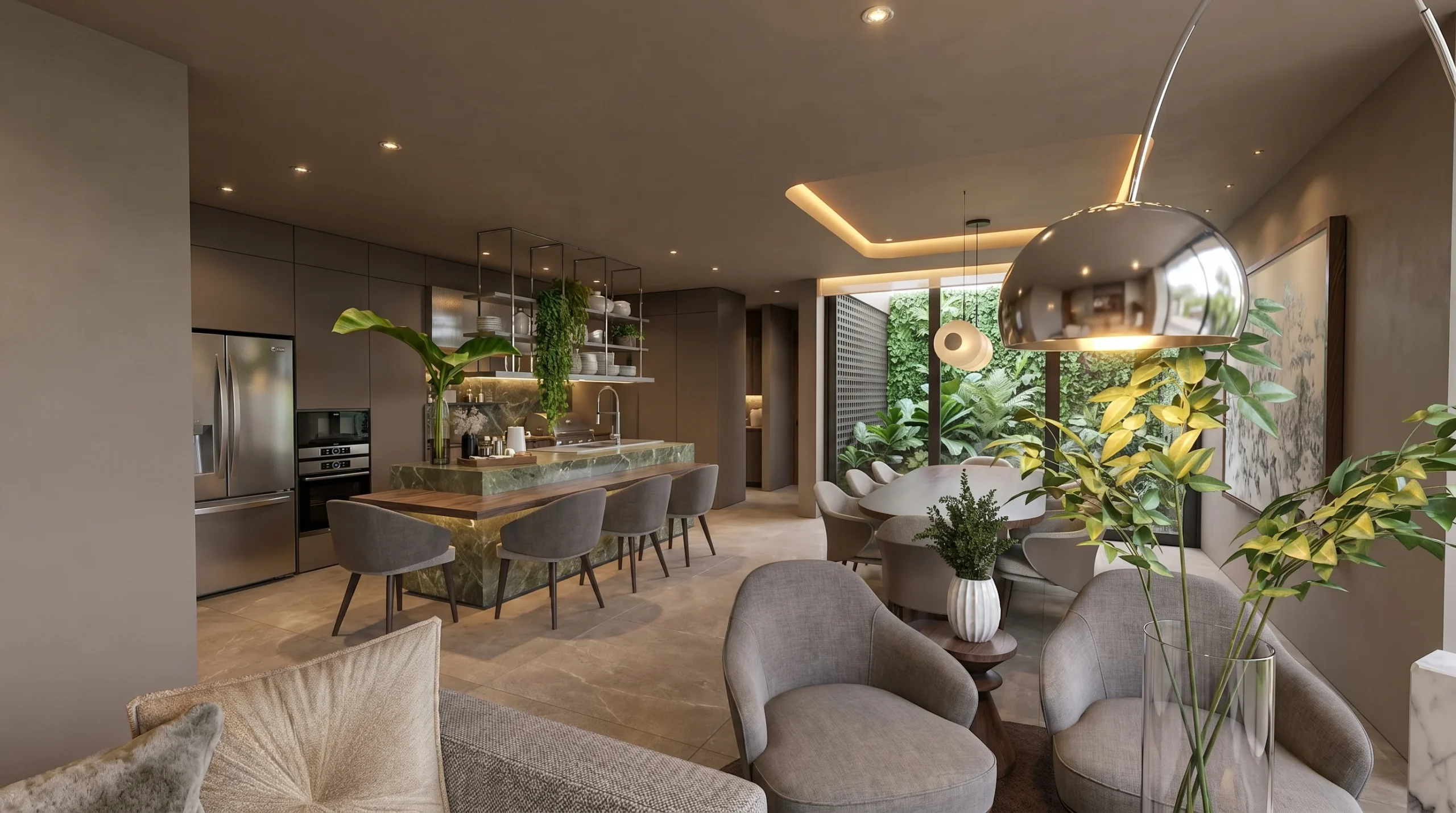 Florida · Comedor con vista al jardín