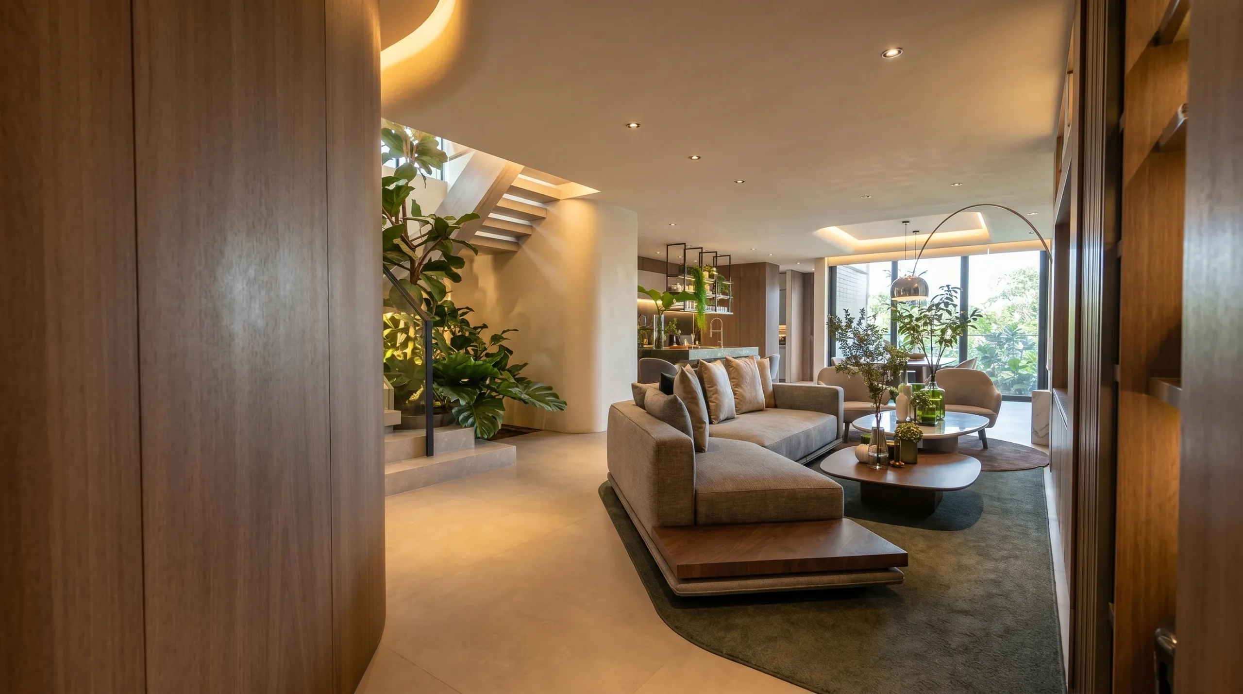 Casa de lujo Florida · Sala social · Bucaramanga · Diseño César Serrano